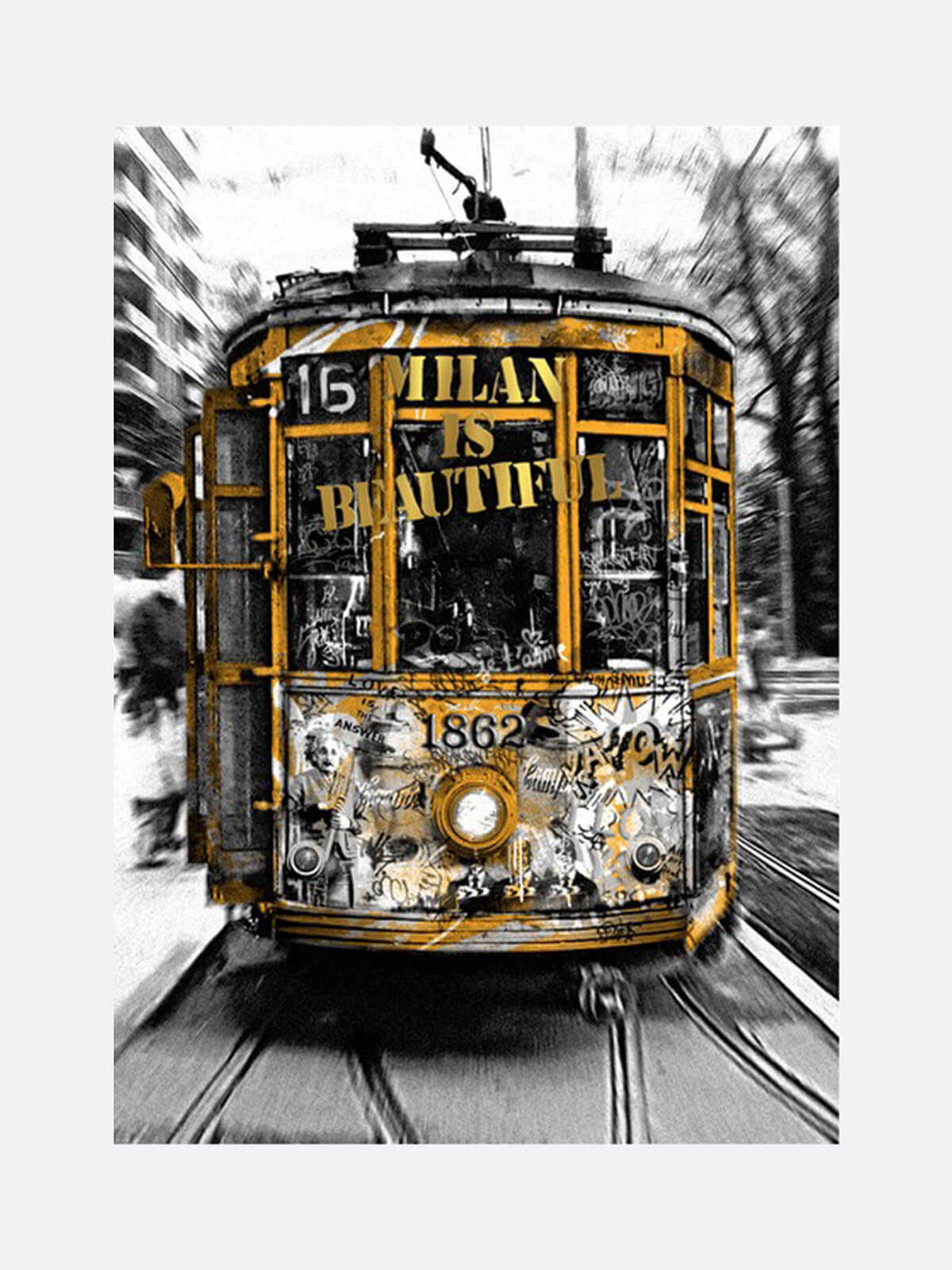 Milan is Beautiful Tram Gold